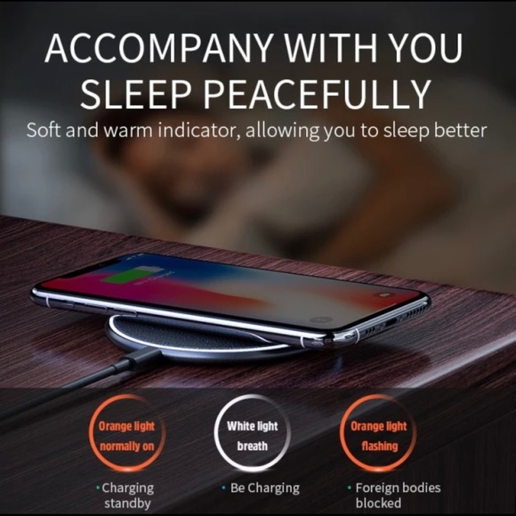 Wireless charger (15W) for iPhone or android - Picture 3 of 6